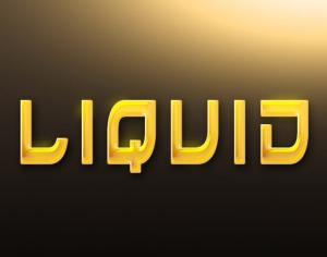 Liquid Gold Style Photoshop brush