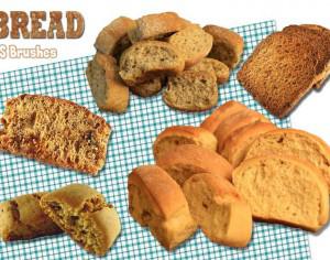 20 Bread PS Brushes abr. vol.4 Photoshop brush