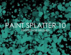 Free Paint Splatter Photoshop Brushes 10 Photoshop brush