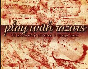 Play With Razors Brushes Photoshop brush