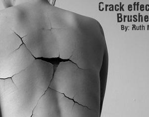 Crack Effect Brushes Photoshop brush