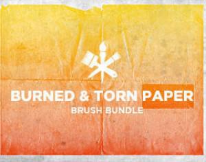 Burned & Torn Photoshop brush