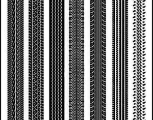 Tire Tracks Brushes Photoshop brush