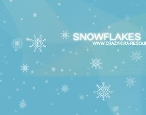 Snowflakes Brushes Photoshop brush