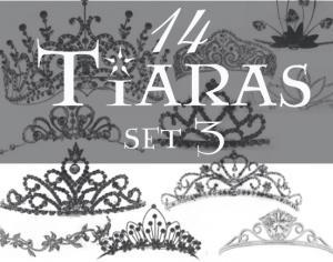 Tiaras brush set 3 Photoshop brush