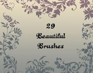 Ancient Floral Brushes Photoshop brush