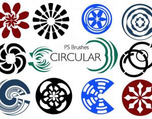 20 Circular PS Brushes abr. Vol.10 Photoshop brush