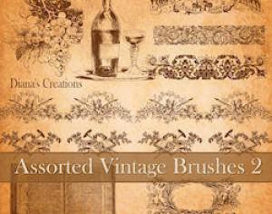Assorted Vintage Brushes 2 Photoshop brush