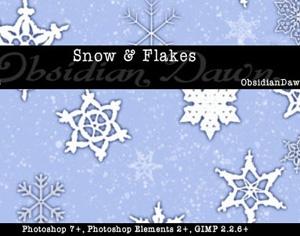 Snowflakes Brushes Photoshop brush