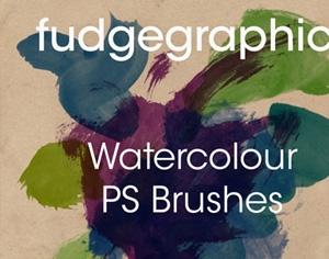 Watercolour Brushes Photoshop brush