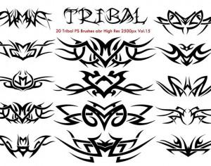 20 Tribal PS Brushes Vol.15 Photoshop brush