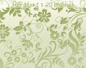 Floral Brushes 1 Photoshop brush
