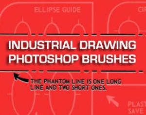 Industrial Drawing Photoshop brush