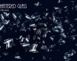 20 Shattered Glass PS Brushes abr vol.5 Photoshop brush