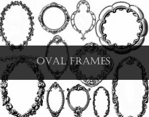 Oval Frames Set 2 Photoshop brush