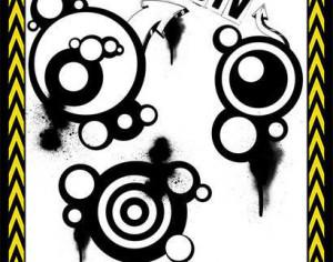 STV Circles and Arrows Brush Set Photoshop brush