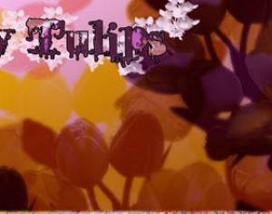 Lazy tulips Photoshop brush