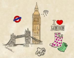 London Photoshop brush