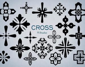 20 Cross PS Brushes abr.Vol.9 Photoshop brush