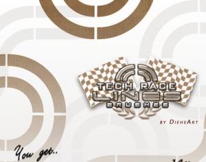 Tech Race Lines Brushes Photoshop brush