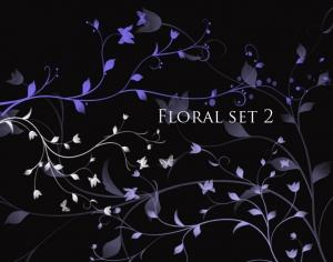 Floral brush set 2 Photoshop brush