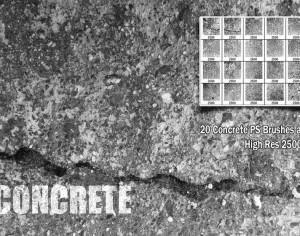 20 Old Concrete PS Brushes abr Photoshop brush