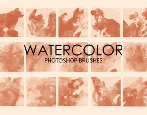 Free Watercolor Wash Photoshop Brushes 6 Photoshop brush