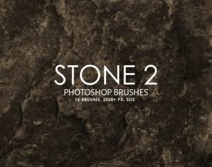Free Stone Photoshop Brushes 2 Photoshop brush