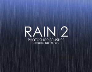 Free Rain Photoshop Brushes 2 Photoshop brush