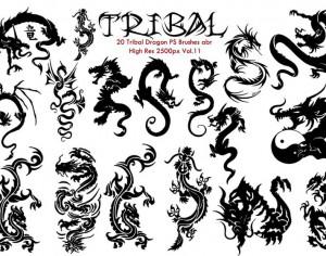 Tribal PS Brushes Vol.11 Photoshop brush