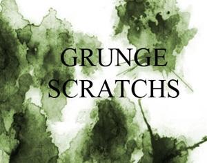 Grunge Scratches Photoshop brush