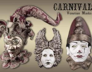 20 Carnival Mask PS Brushes abr.vol.7 Photoshop brush