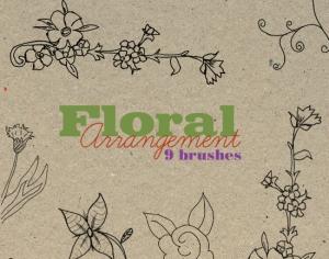 Floral Arrangement Photoshop brush