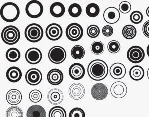 Vector Circles Photoshop brush