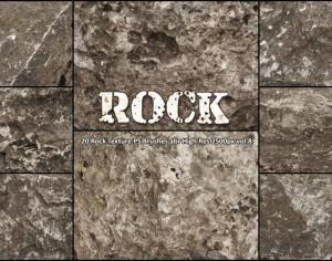 20 Rock Texture PS Brushes abr vol.8 Photoshop brush