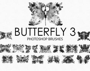 Free Watercolor Butterfly Photoshop Brushes 3 Photoshop brush