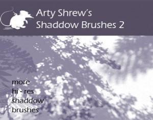 Arty Shrew's Shadows Brushes 2 Photoshop brush
