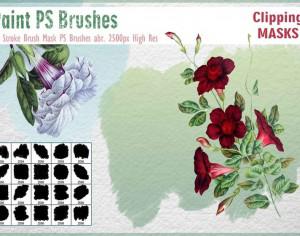 Stroke Brush Mask PS Brushes Photoshop brush