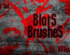 Blots Brushes By XMarwanX Photoshop brush