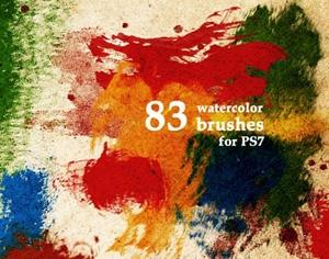 Watercolor Photoshop brush