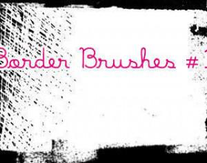 Border Brushes 1 Photoshop brush