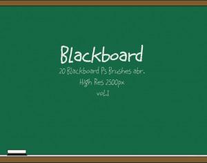 20 Blackboard Ps Brushes abr. vol.1 Photoshop brush