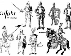 20 Knight PS Brushes abr.  Photoshop brush