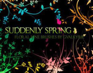 Suddenly Spring Photoshop Brushes Photoshop brush