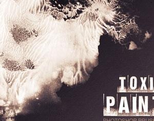 Toxic Paint Photoshop brush