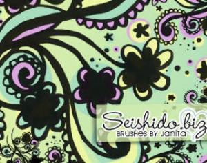 FREE Seishido.biz Doodle Brushes Photoshop brush