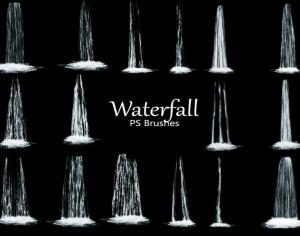 20 Waterfall PS Brushes abr. Vol.5 Photoshop brush