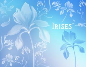 Irises Photoshop brush
