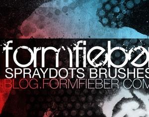 Spray Dots Photoshop brush