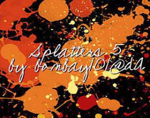 Splatters 05 Photoshop brush